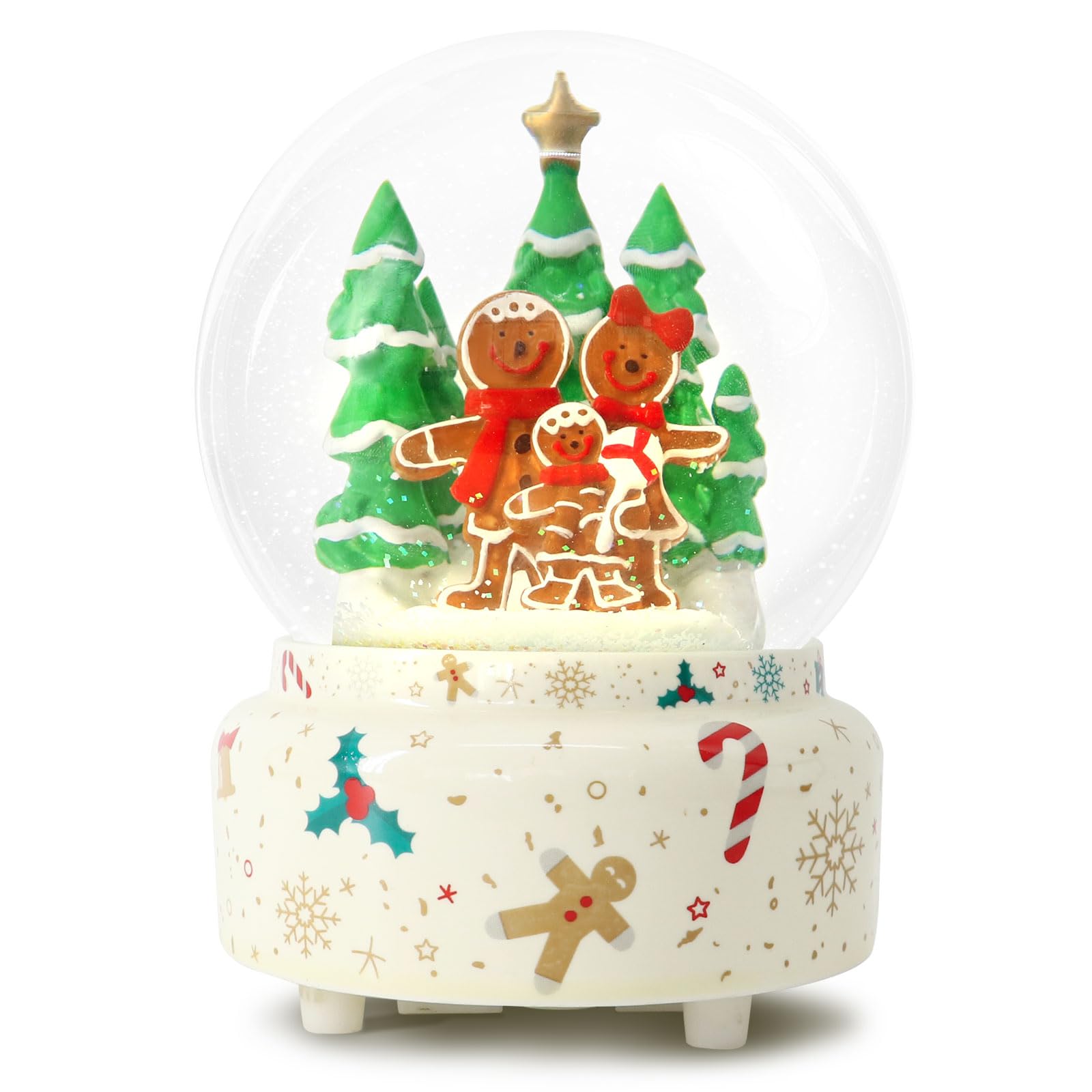 Amazon.com: GIYBIGM 6.5Inch Height Christmas Snow Globe with